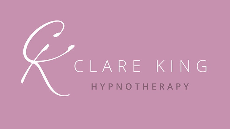 Reversed Clare King Branding design landscape logo