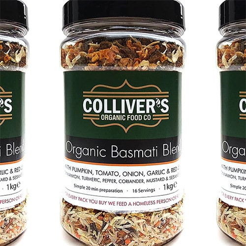 Packaging design for Colliver's Organic Food Jars with rice and grains Thumbnail