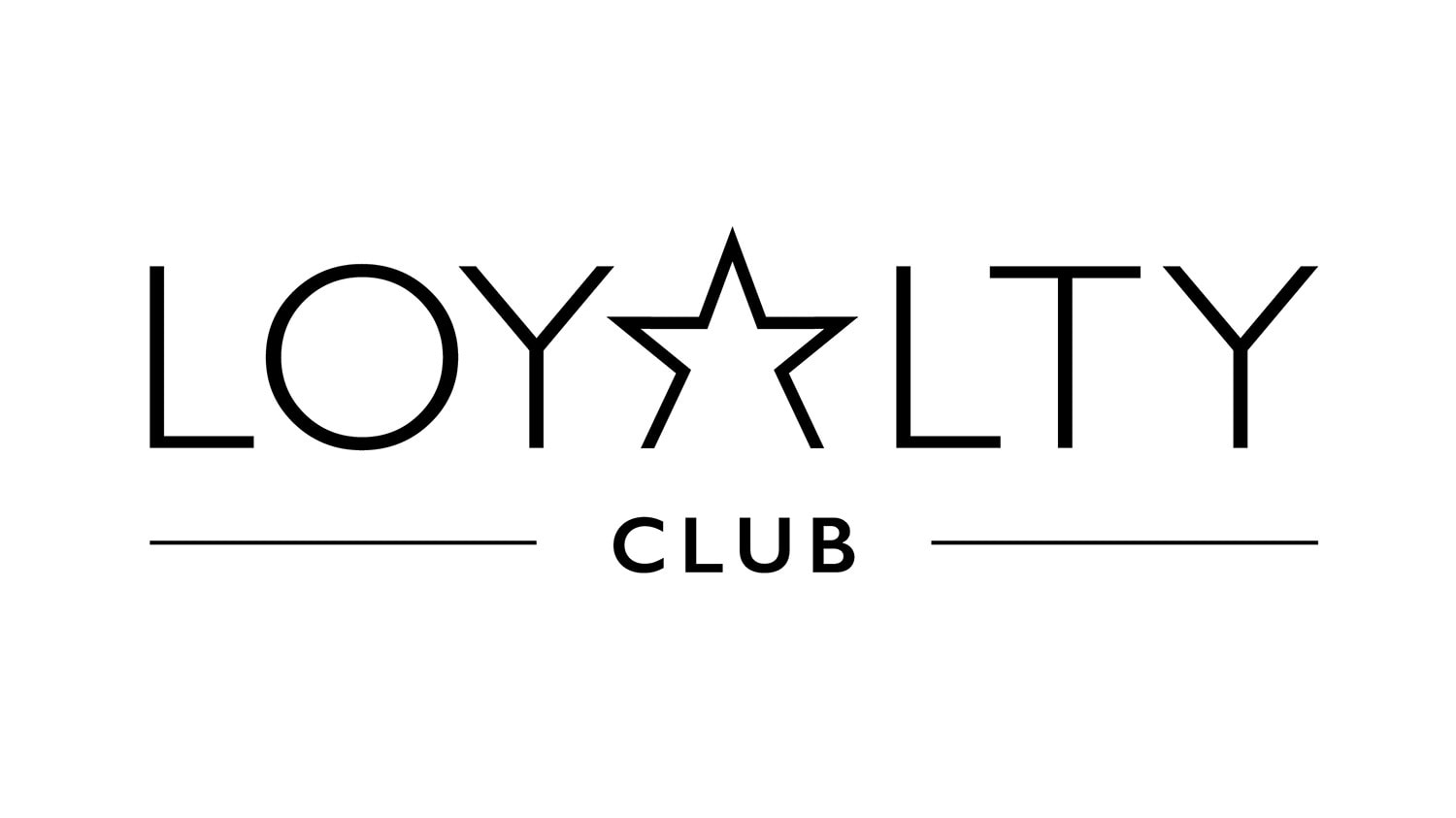 Dream Lodge Promotions Design Loyalty Club Logo in Black and White