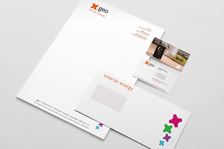 Corporate Stationery for GEO smarter energy