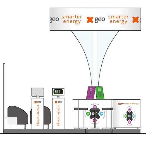 Exhibition Design for GEO smarter energy Vienna Exhibition Thumbnail