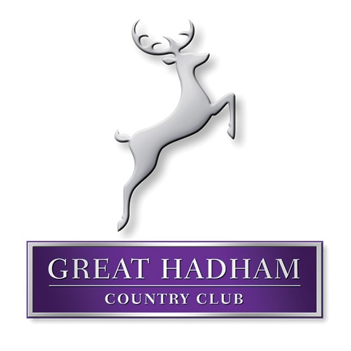 3D Great Hadham Country Club portrait logo design with shadow and silver effect Thumbnail