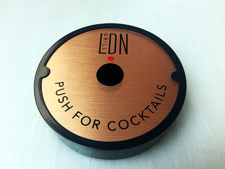 Push for Cocktails unit for LDN Grill retail