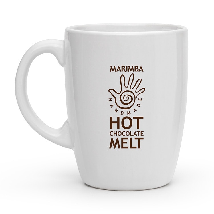 Marimba branded tall mug back