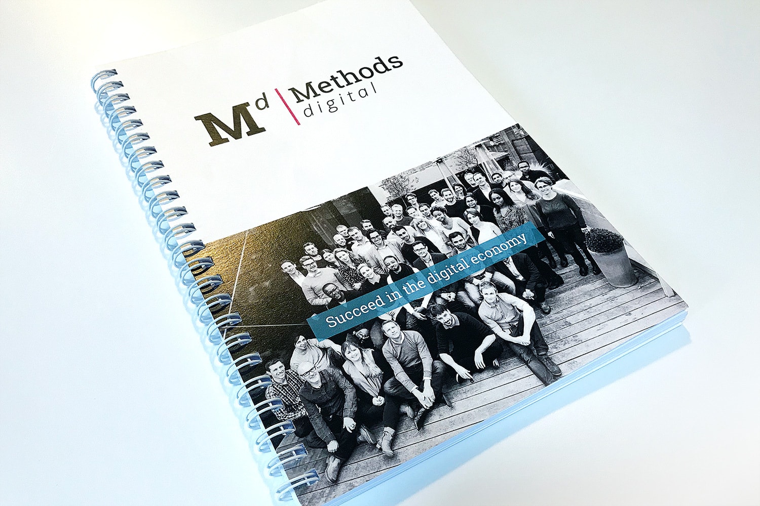 Methods wiro bound notebook Print Design