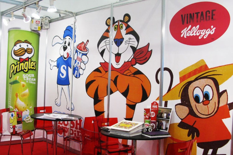 The 2016 Exhibition stand photography showing the final design for Pink Key Exhibition