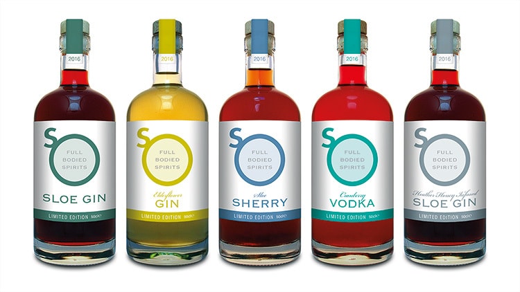 Drinks lineup with new So Drinks label design