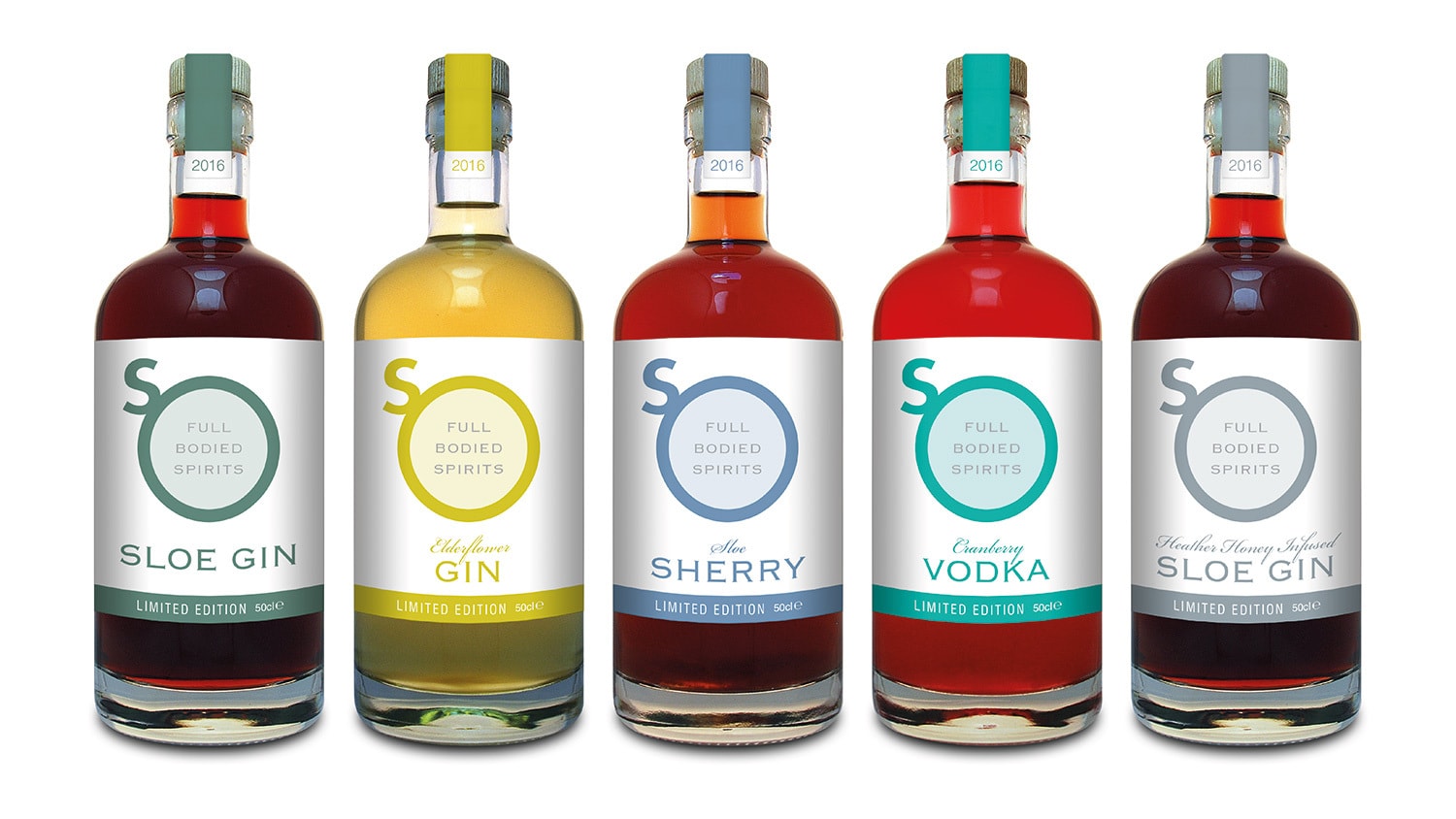 Drinks lineup with new So Drinks label design