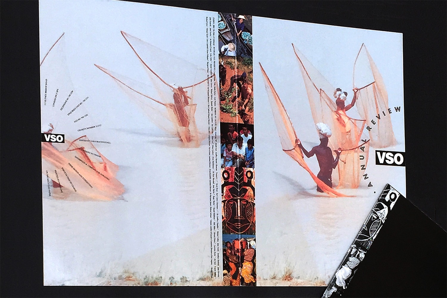 VSO front and back cover design for annual accounts design