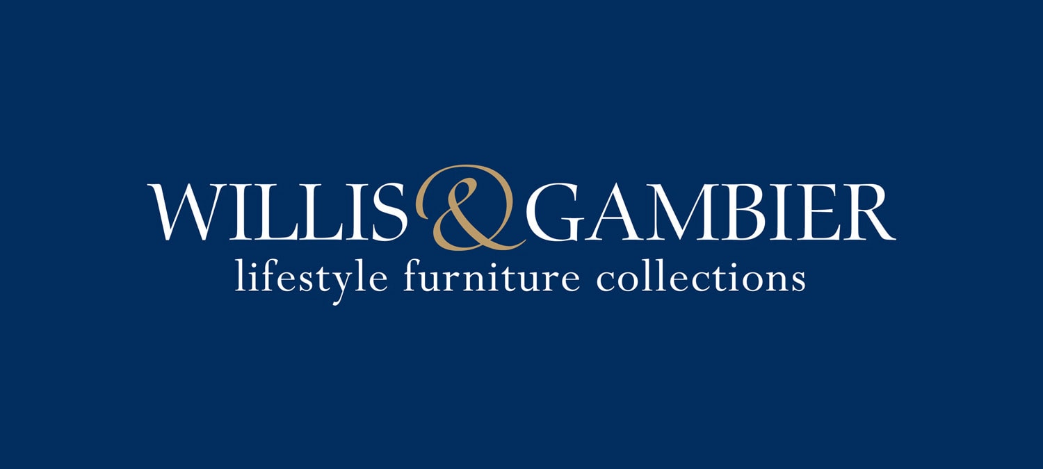 Reversed Branding design for Willis & Gambier with strapline