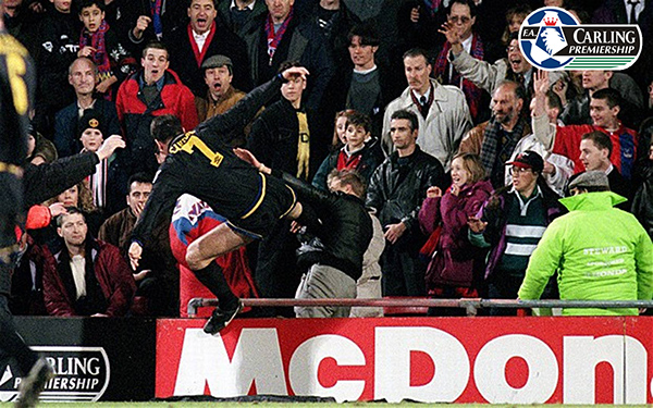 Eric Cantona kick fan